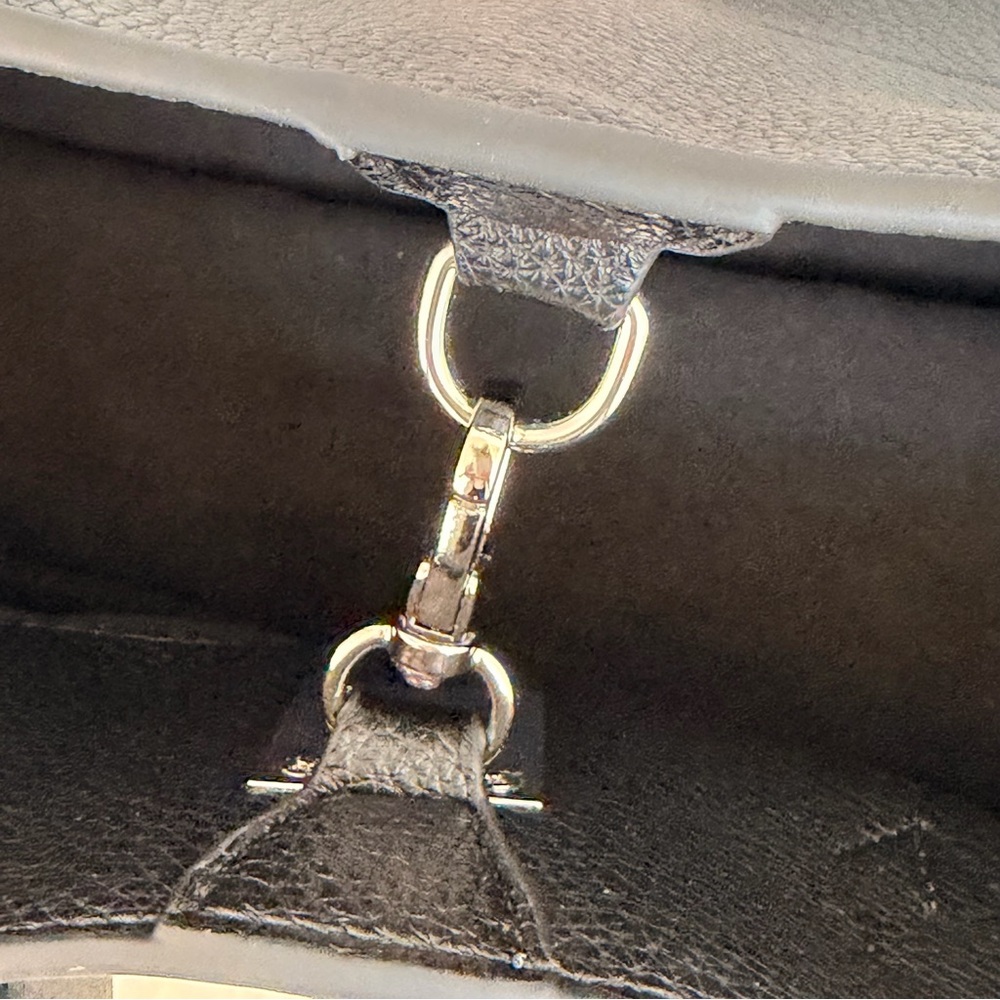 Hermes Birkin 29 Style Black Leather Shoulder Bag - Picture 3 of 7